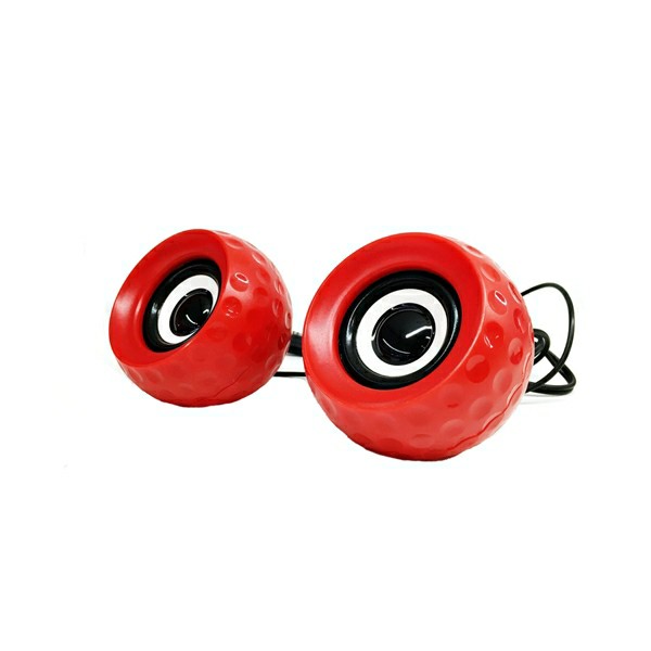 Altavoz PC USB 2.0 HV-SK486 Rojo