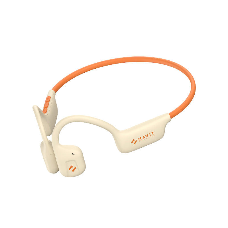 Auricular Bluetooth sport inalámbrico de conducción aérea Freego1 Air BEIGE
