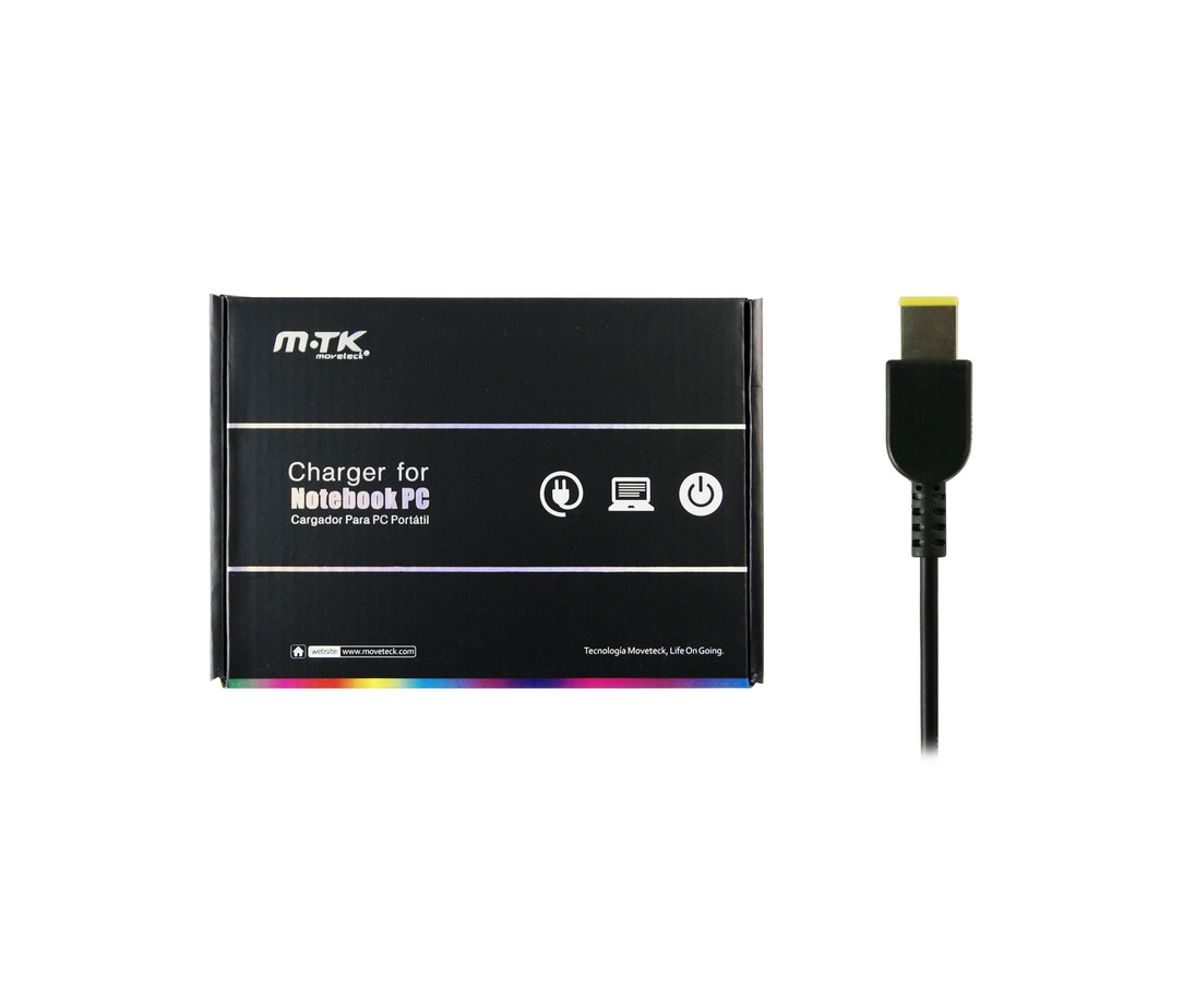 CARGADOR PORTATIL PARA LENOVO 20V 2.25A RECTANGULO