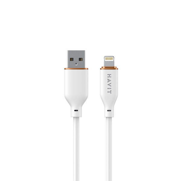CB601 Blanco Cable USB a Tipo C 5.0A Con Funda de Gel 1.2M