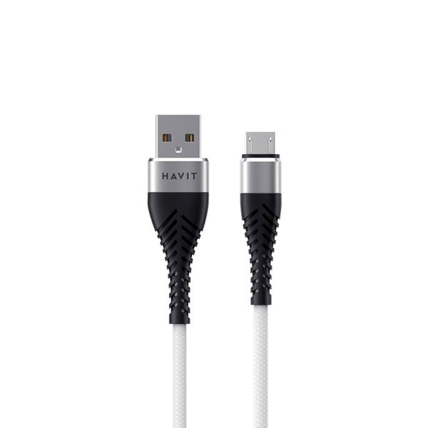 CB706 Cable de Micro USB 2.1A 1.0M Protección Aluminio Enmallado