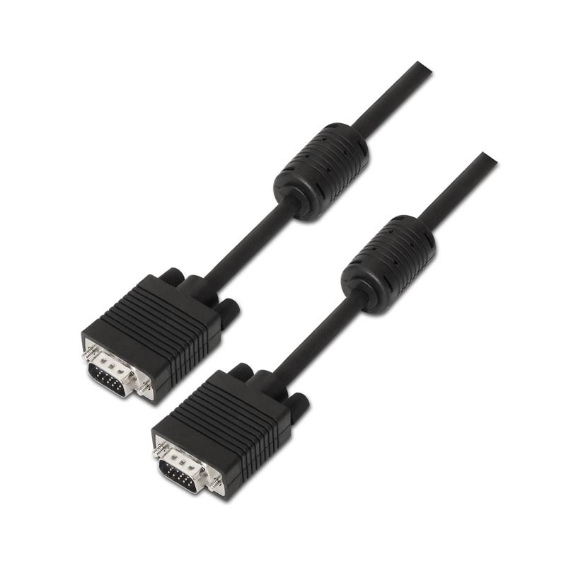 Cable VGA M-M con Filtros de Ferrita 1.8m Nanocable 10.15.0102