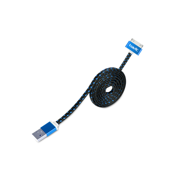 Cable de dato y carga iPhone 4 Malla HV -CB416