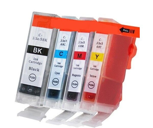 Cartucho Compatible Canon 3/5/6/8BK Negro - 25ml - INPRO
