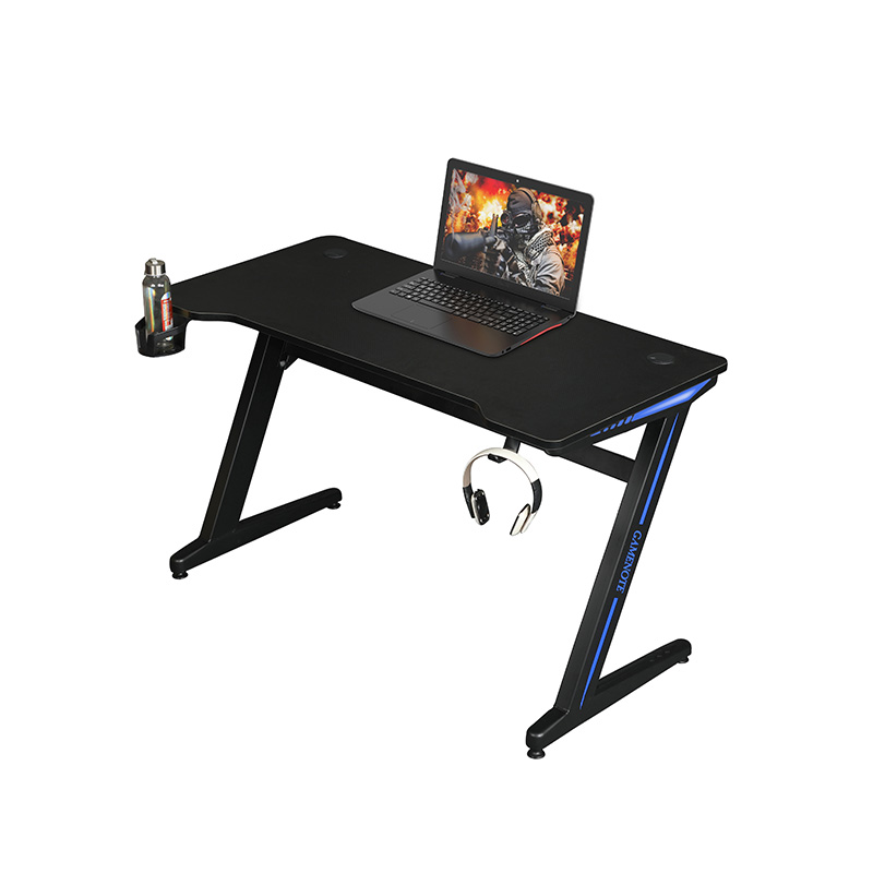 GD905 MESA GAMING FIBRA DE CARBONO CON LUZ RGB HAVIT