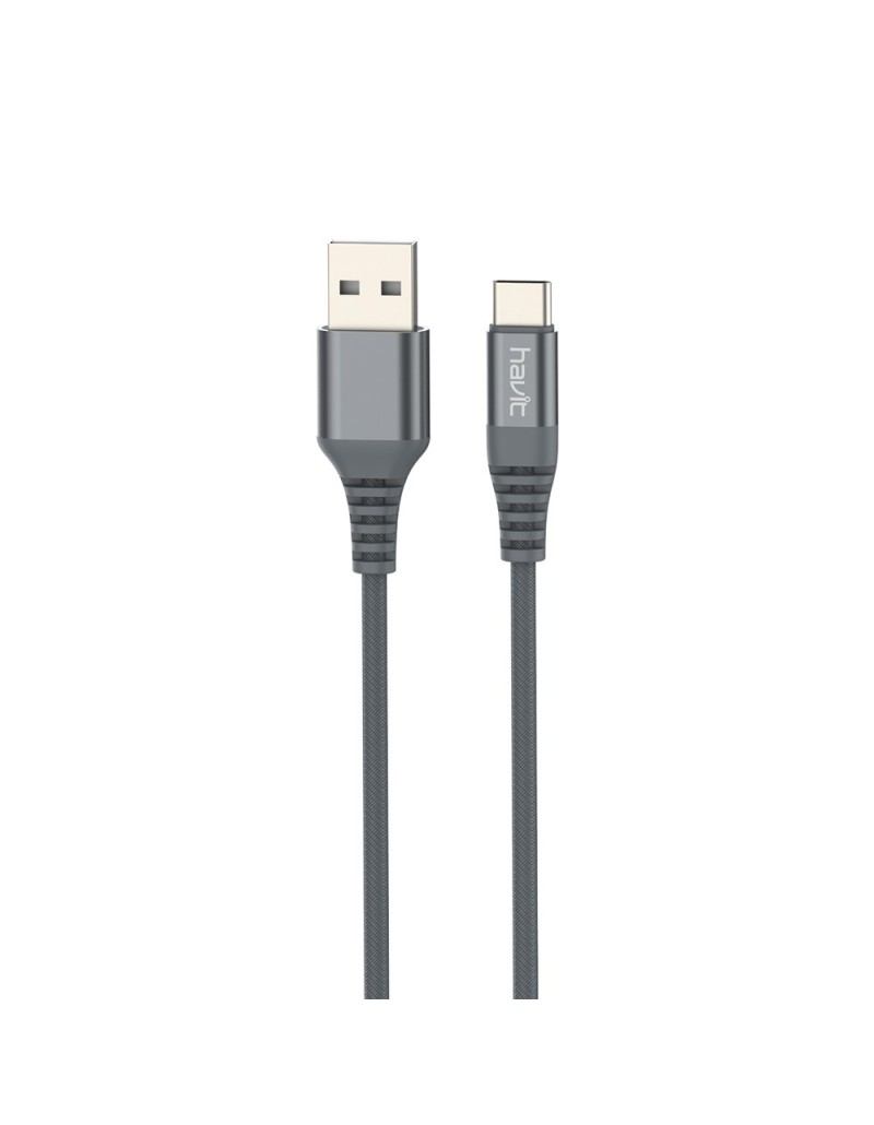 H62 Gris Cable Tipo C 2.4A Ultra resistente