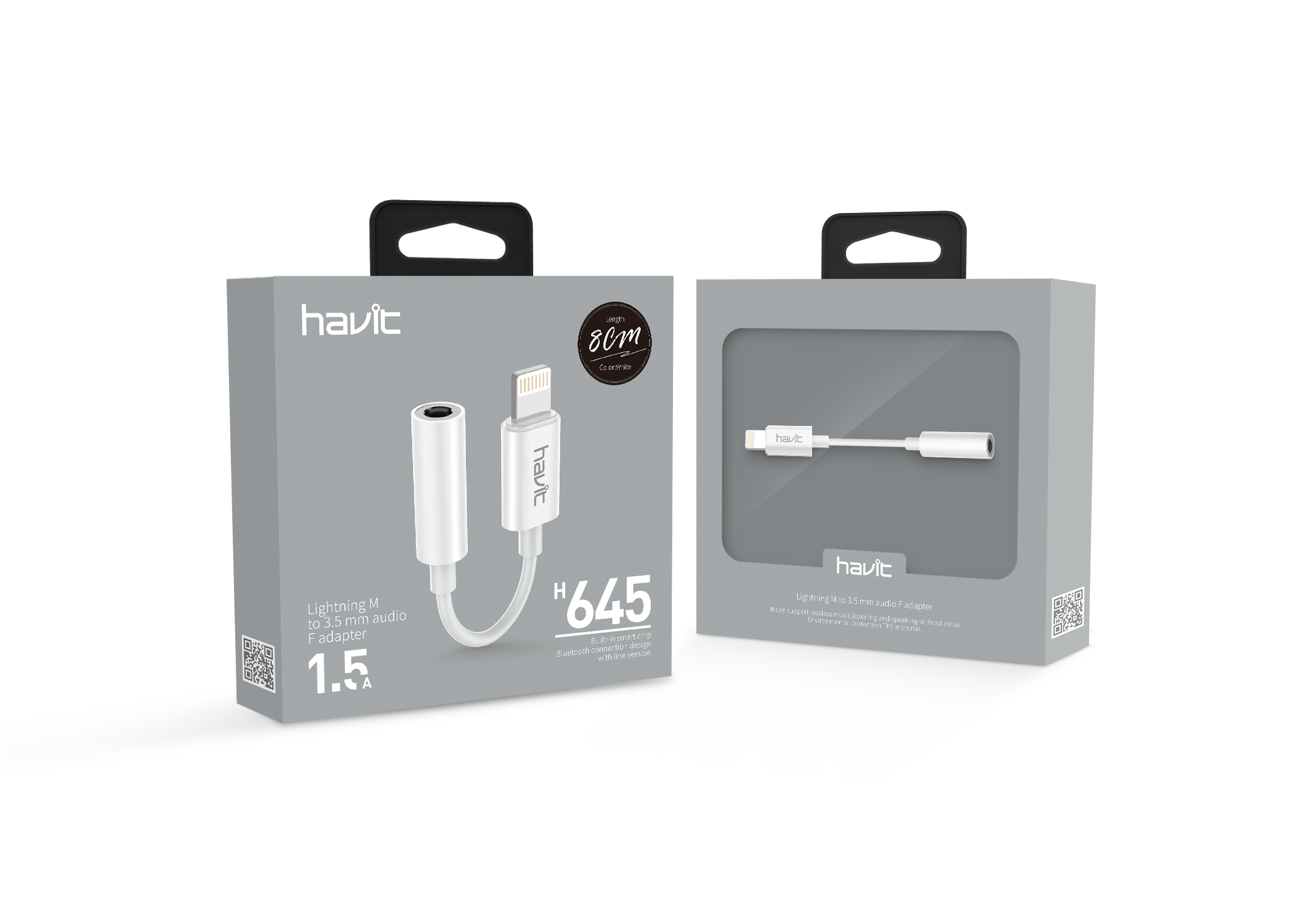 H645 Adaptador Jack Hembra a Lightning (Hay que activar Bluetooth)