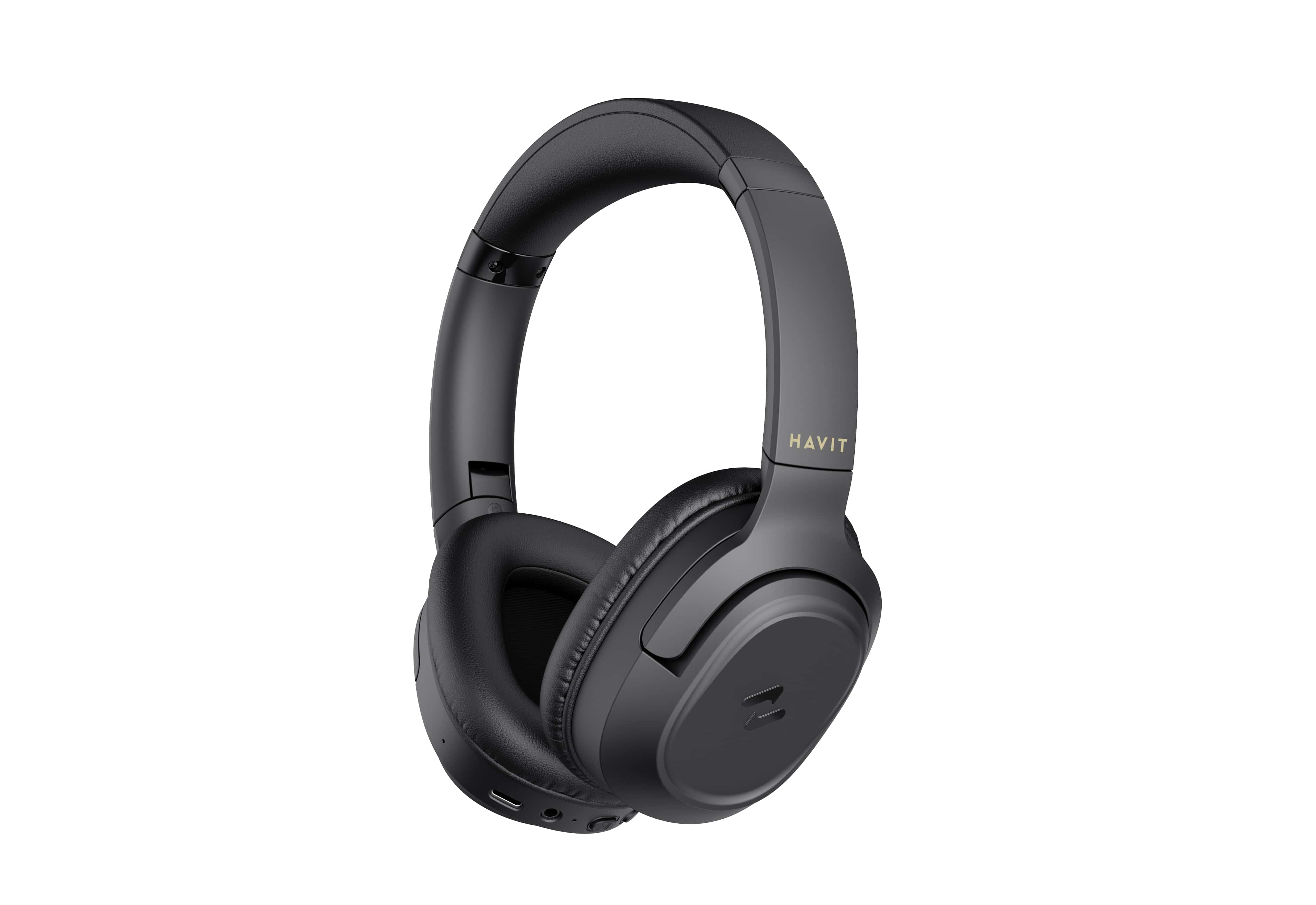 Havit H612BT PRO NE Cascos Inalámbricos Bluetooth V5.4 con ANC sonido HD Control mediante app HAVIT NC02H