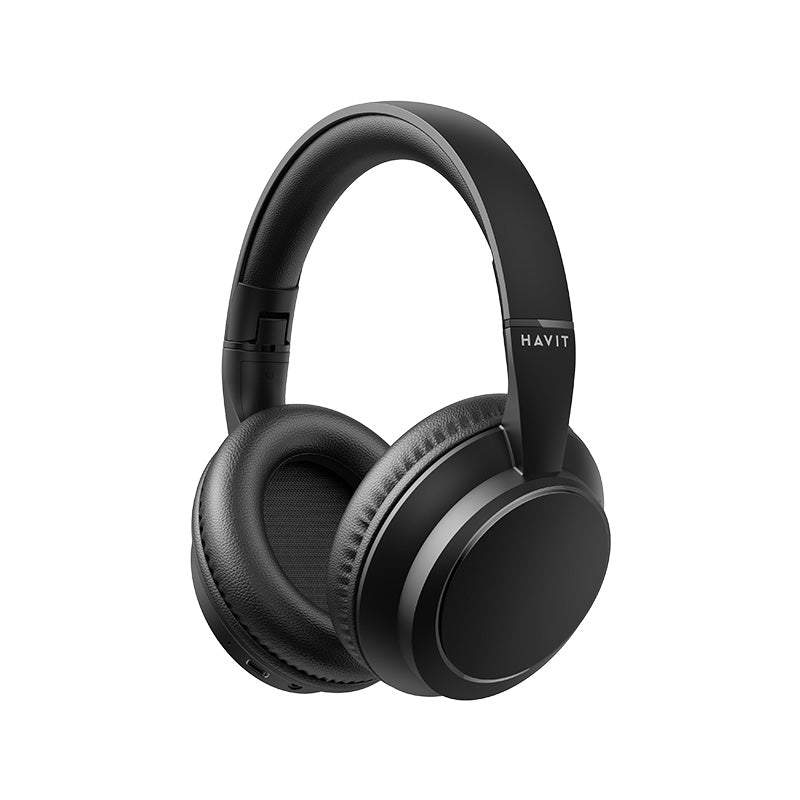Havit H619BT NE Cascos Bluetooth V5.4 Plegables 400mAh Negro