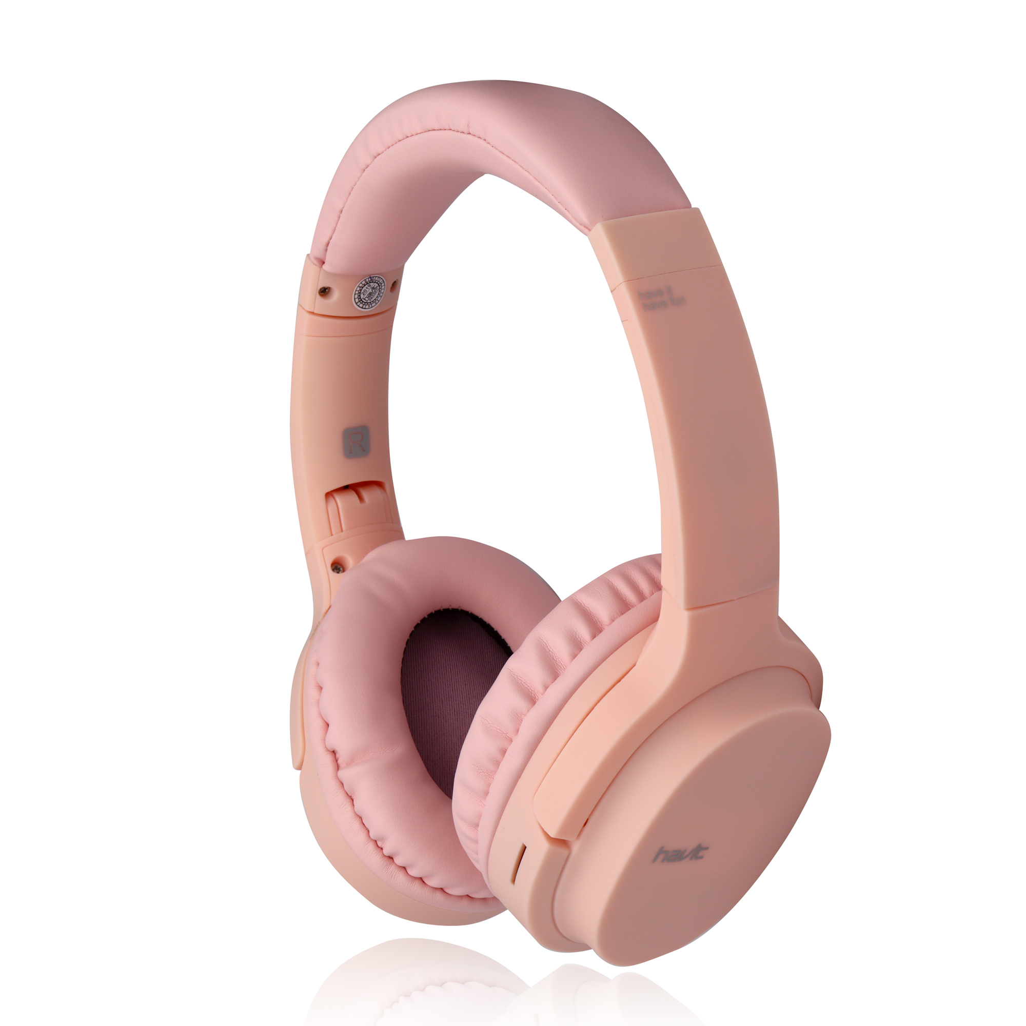 i62 Rosa Casco Inalámbrico Extra Bass Dual Conexión